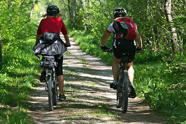Fahrrad fahren im Spreewald